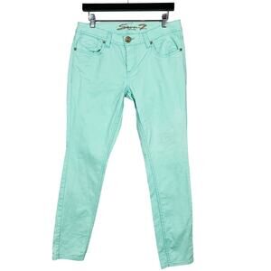 Seven7 Mint Green Jeans Skinny Casual Denim - 8